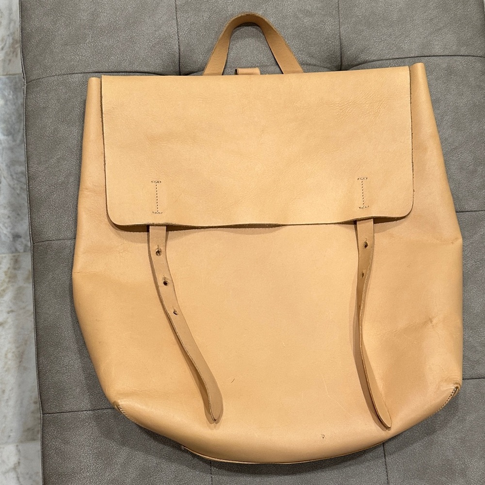 Eileen Fisher Tan Backpack